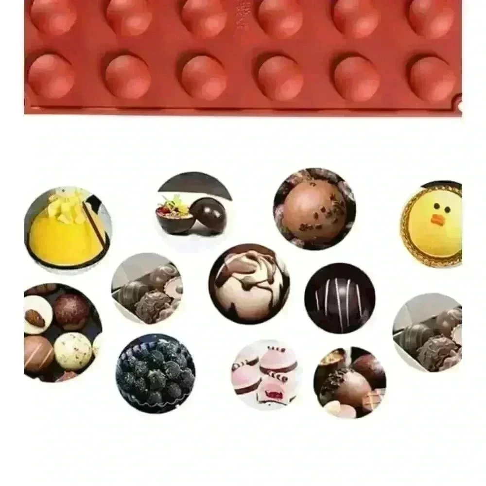 3 PCS 36 Each Cavities Silicone Mini Molds